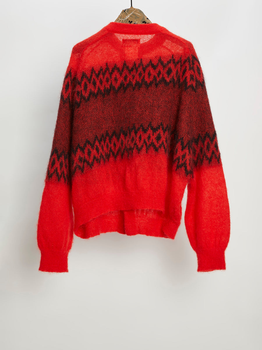 A Magliano Christmas Sweater Poppy Red And Black
