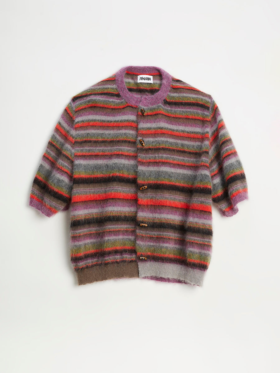 Freaky Short Sleeve Cardigan Dark