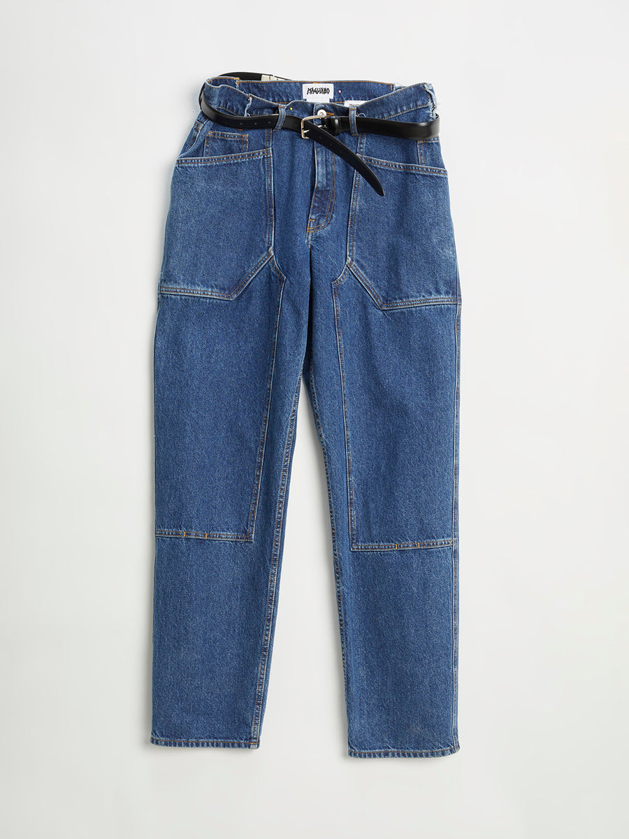 Super Work Pants Slightly Washed Blue