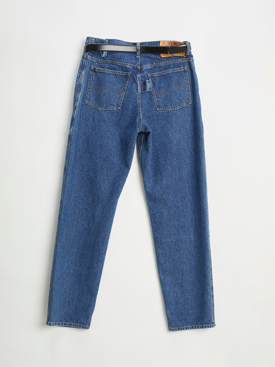 Super Work Pants Slightly Washed Blue
