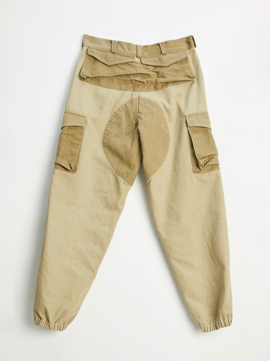 Wool Multipockets Militarini Oyster Beige