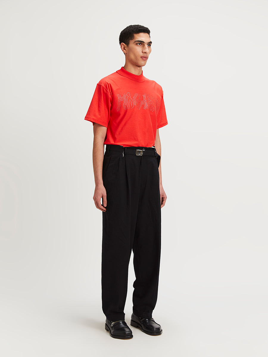 Studded Magliano Tee Poppy Red