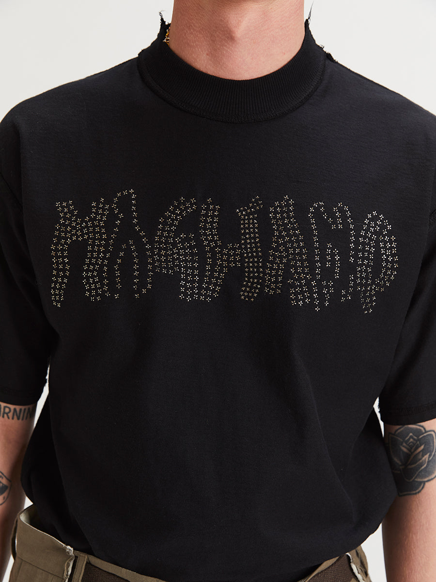 Studded Magliano Tee Black