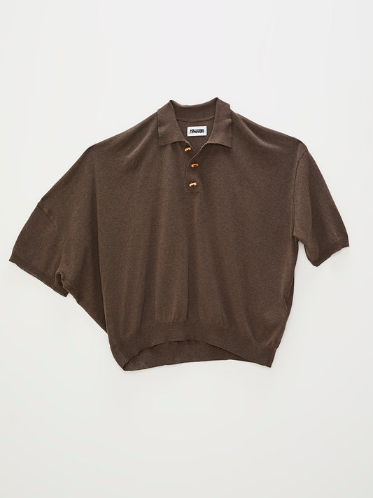 Twisted Short Sleeve Polo Coconut